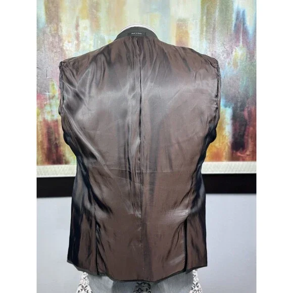 Tiglio Mens Forrest Green Super 140s Blazer 42S Made In Italy MSRP $1395